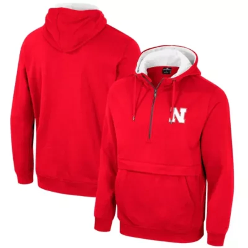NCAA Nebraska Huskers Half-Zip Hoodie
