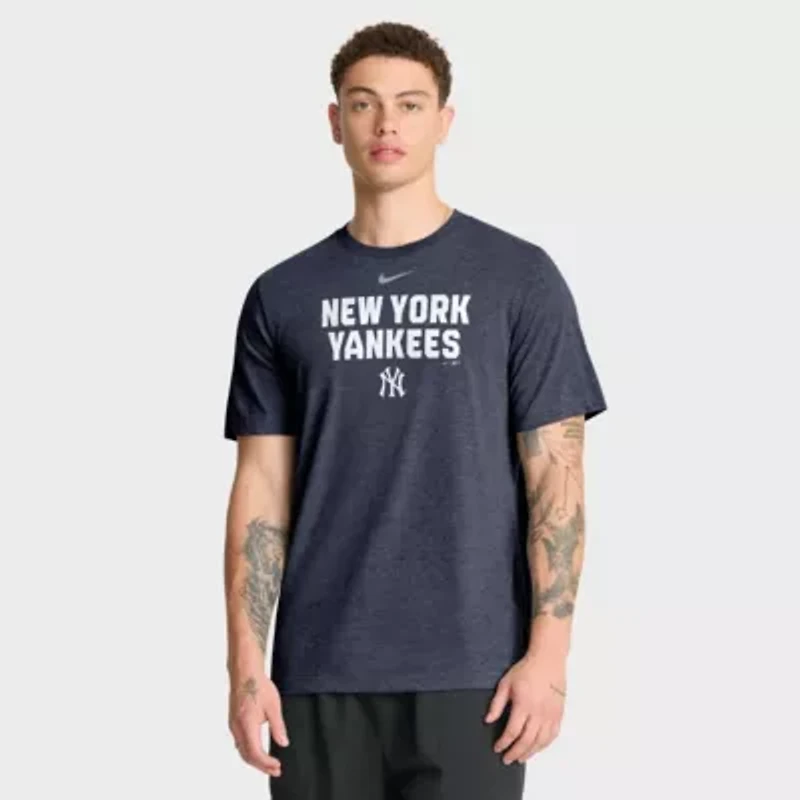 MLB Nike New York Yankees Stacked Tri-Blend T-Shirt