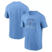 Boston Red Sox MLB Nike Light Early Innings Stack T-Shirt