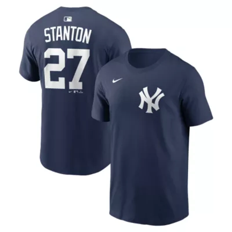 MLB Nike Giancarlo Stanton New York Yankees Name & Number T-Shirt