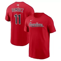 MLB Nike José Ramírez Cleveland Guardians Name & Number T-Shirt