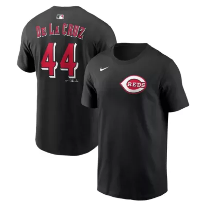 MLB Nike Elly De La Cruz Cincinnati Reds Name & Number T-Shirt