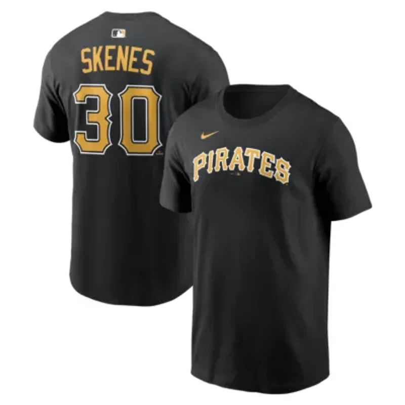MLB Nike Paul Skenes Pittsburgh Pirates Home Name & Number T-Shirt