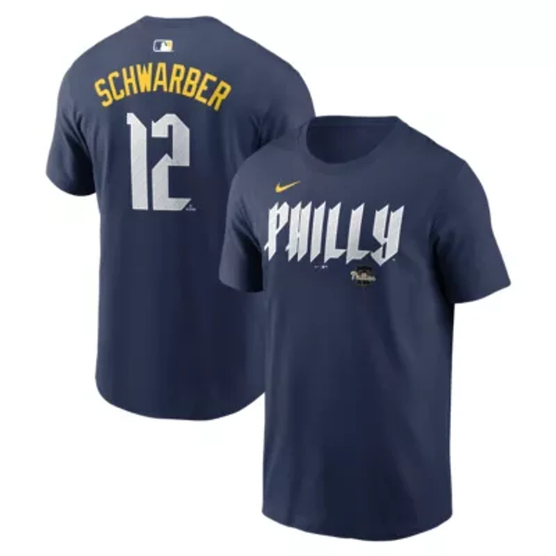 MLB Nike Kyle Schwarber Philadelphia Phillies City Connect Name & Number T-Shirt