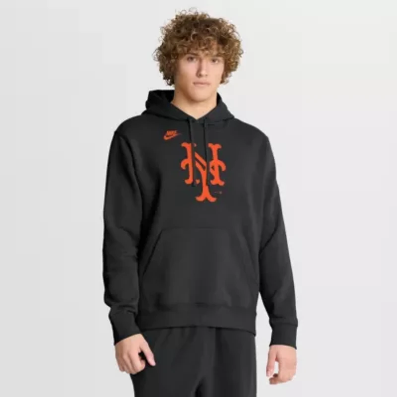 MLB Nike New York Mets Cooperstown Collection Logo Club Hoodie