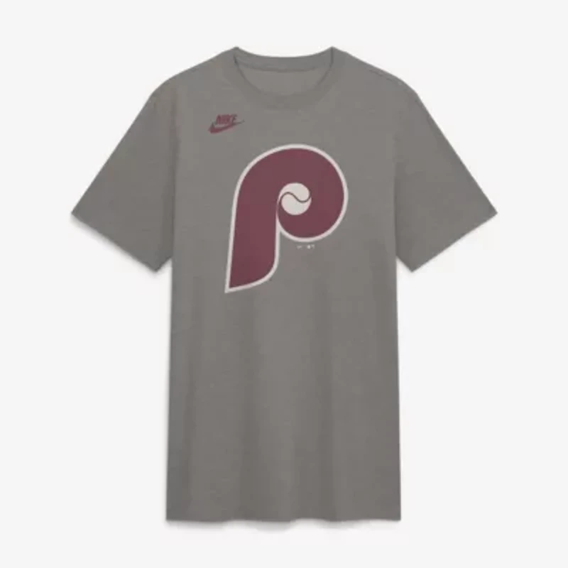 MLB Nike Philadelphia Phillies Cooperstown Logo Tri-Blend T-Shirt