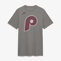 MLB Nike Philadelphia Phillies Cooperstown Logo Tri-Blend T-Shirt