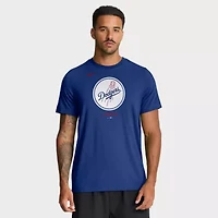 MLB Nike Los Angeles Dodgers Tri-Blend Logo T-Shirt
