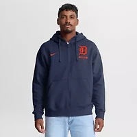 MLB Nike Detroit Tigers Primetime Lockup Full-Zip Hoodie
