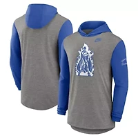 Duke Blue Devils NCAA Nike Campus Legacy Tri-Blend Long Sleeve Hooded T-Shirt
