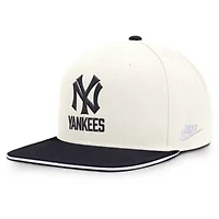 MLB Nike Cream/Navy New York Yankees Cooperstown Pro Dri-FIT Snapback Hat