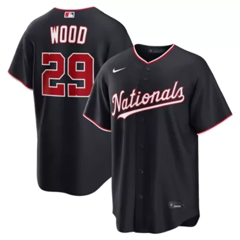 MLB Nike James Wood Washington Nationals Alternate Replica Jersey