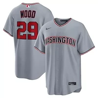 MLB Nike James Wood Washington Nationals Road Replica Jersey