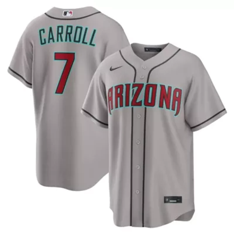 MLB Nike Corbin Carroll Arizona Diamondbacks Road Replica Jersey