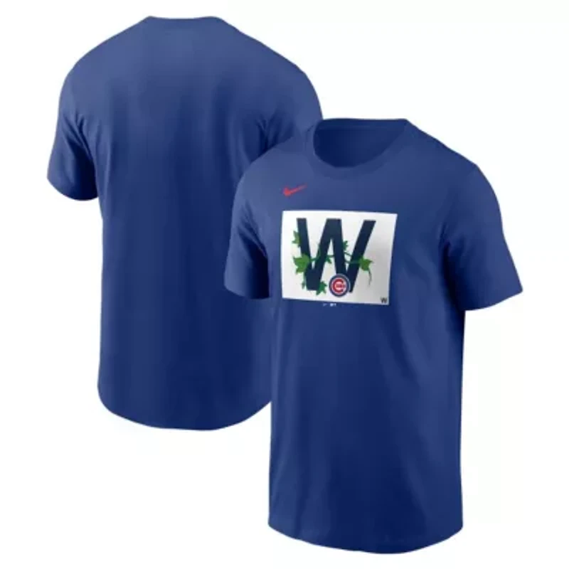 MLB Nike Chicago Cubs Local Ivy W Flag T-Shirt