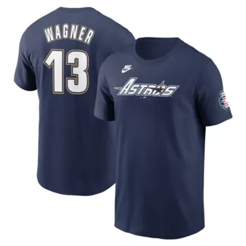 MLB Nike Billy Wagner Houston Astros 2025 National Baseball Hall of Fame Name & Number T-Shirt