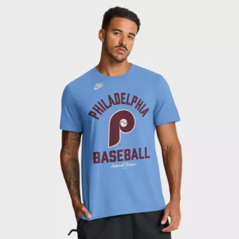 MLB Nike Light Philadelphia Phillies Cooperstown Collection T-Shirt