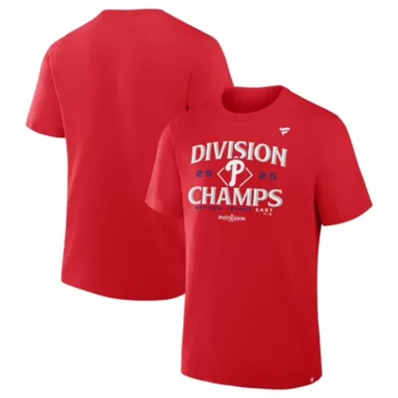 MLB Fanatics Philadelphia Phillies 2025 NL East Division s Locker Room T-Shirt