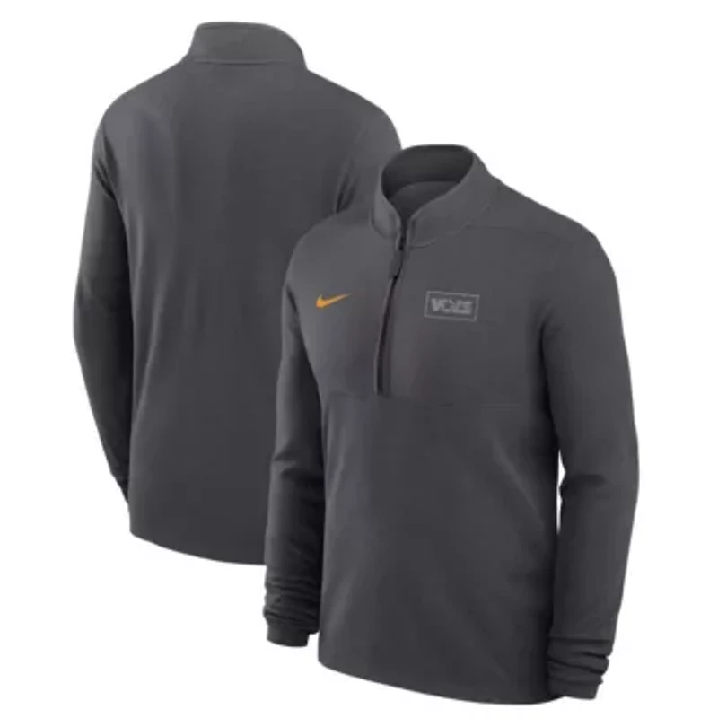 NCAA Nike Smokey Grey Tennessee Volunteers Victory Dri-FIT Half-Zip Pullover
