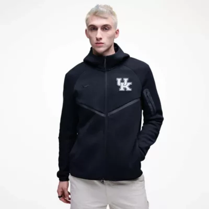 NCAA Nike Kentucky Wildcats Tech Fleece Full-Zip Windrunner Hoodie