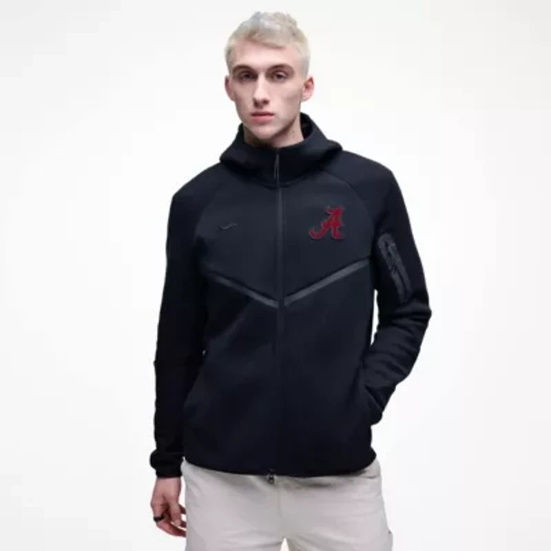 Alabama Crimson Tide NCAA Nike Tech Fleece Full-Zip Windrunner Hoodie