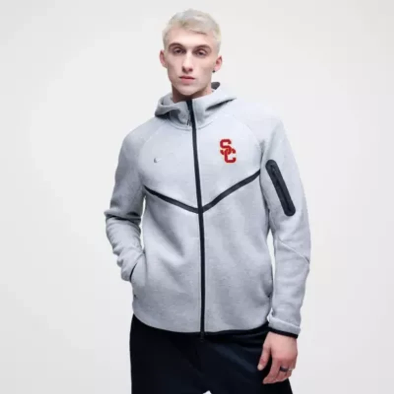 NCAA Nike USC Trojans Tech Fleece Full-Zip Windrunner Hoodie
