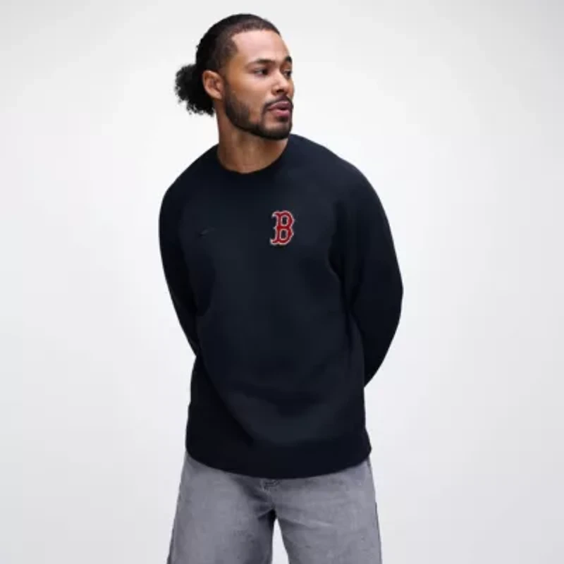 Boston Red Sox MLB Nike Tech Fleece Raglan Sweatshirt