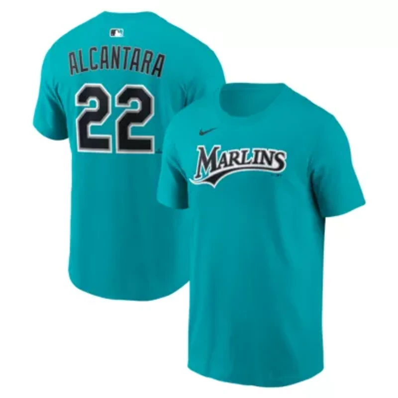 MLB Nike Sandy Alcantara Miami Marlins Alternate Name & Number T-Shirt