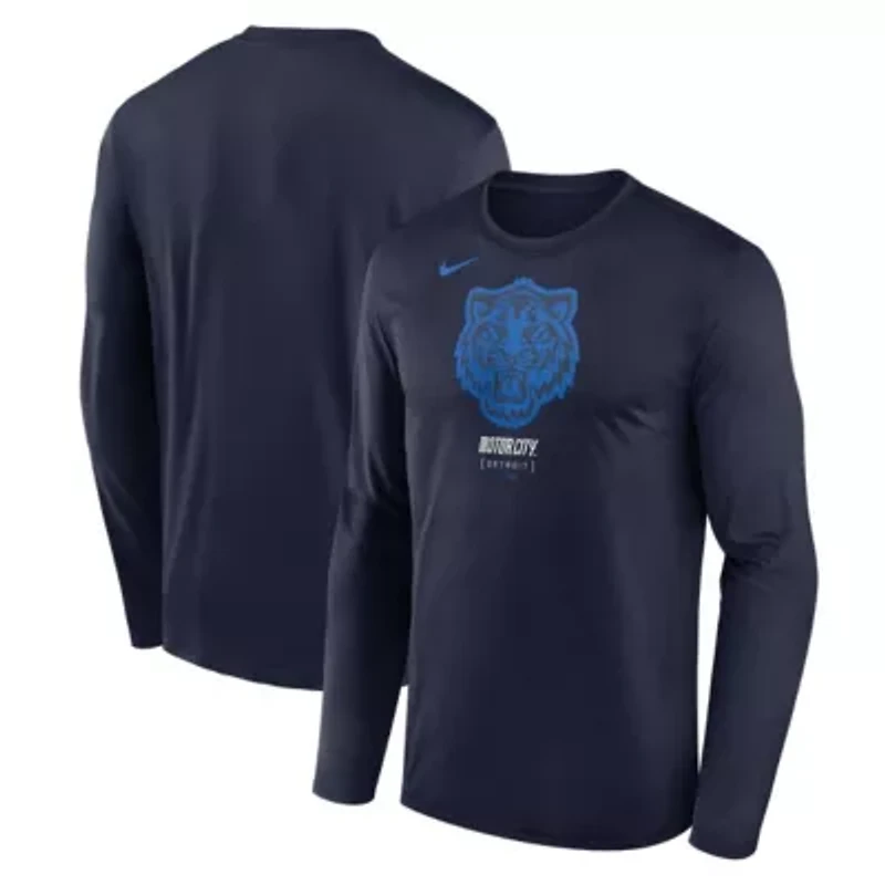 MLB Nike Detroit Tigers City Connect Legend Dri-FIT Long Sleeve T-Shirt