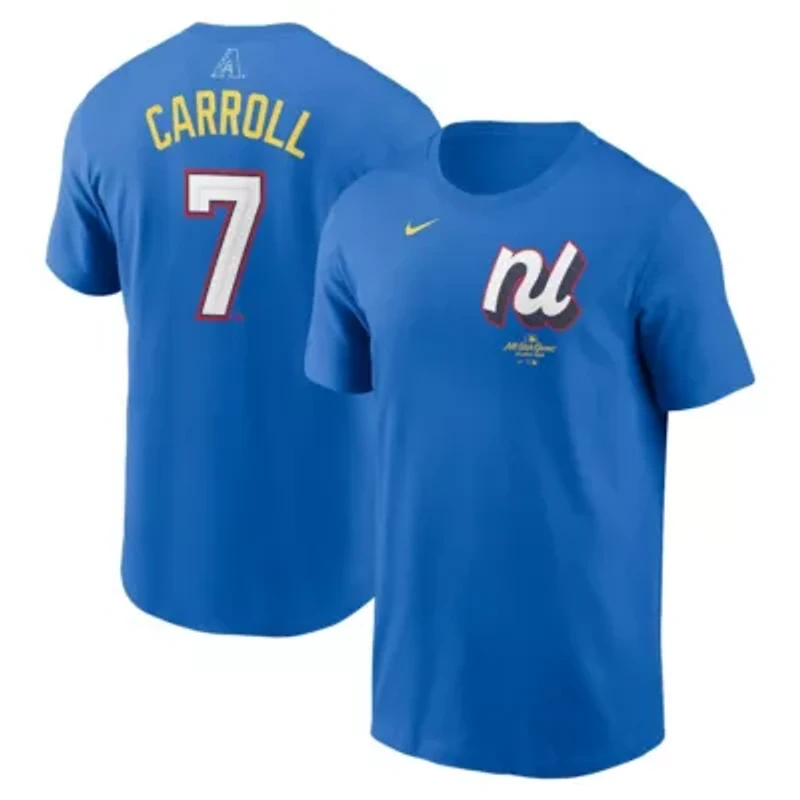 Multi-Team MLB Nike Corbin Carroll National League 2025 All-Star Edition Name & Number T-Shirt