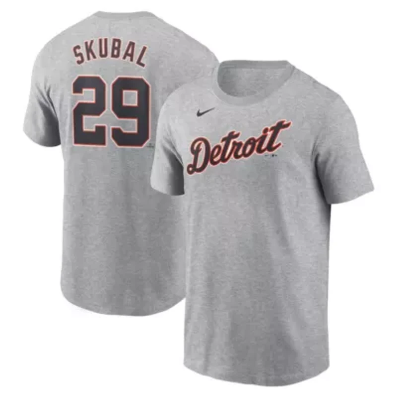 MLB Nike Tarik Skubal Detroit Tigers Fuse Name & Number T-Shirt