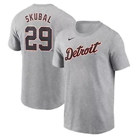 MLB Nike Tarik Skubal Detroit Tigers Fuse Name & Number T-Shirt