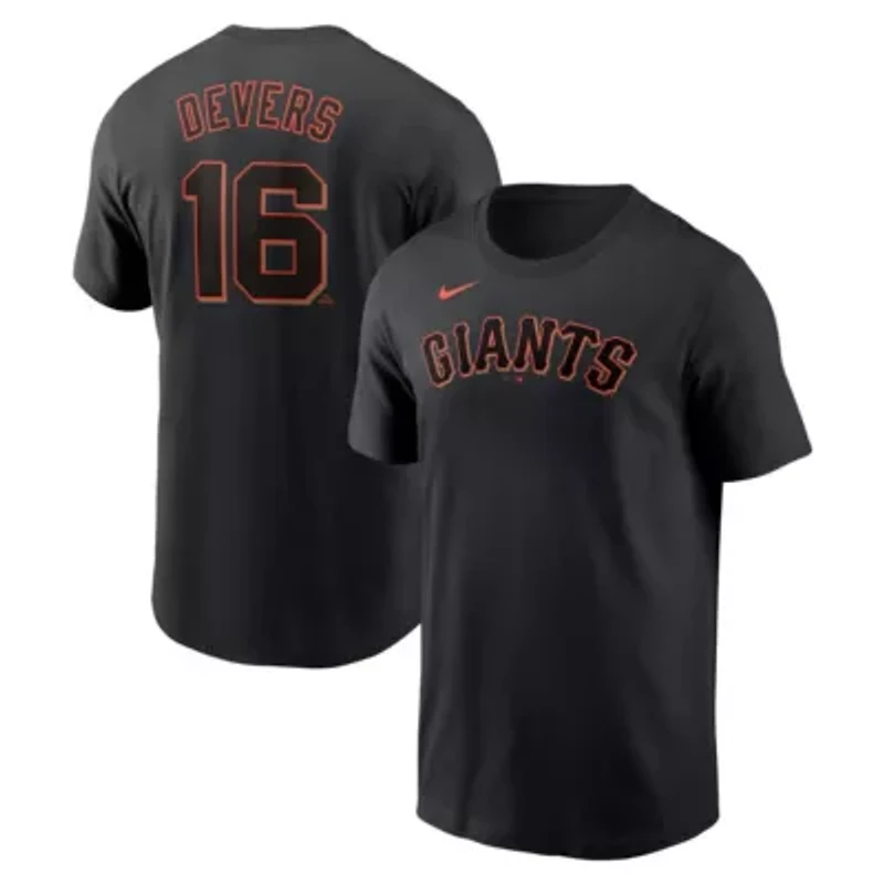 MLB Nike Rafael Devers San Francisco Giants Name & Number T-Shirt