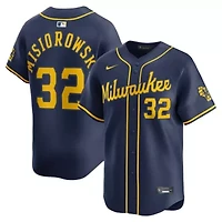 MLB Nike Jacob Misiorowski Milwaukee Brewers Alternate Limited Jersey