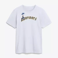 MLB Nike Seattle Mariners Cooperstown Collection Wordmark T-Shirt