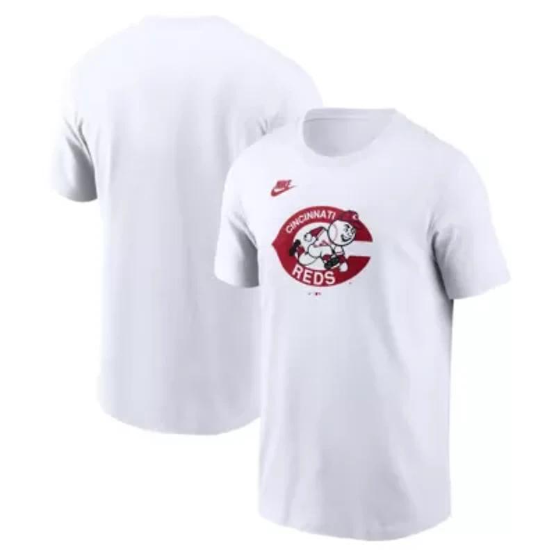 MLB Nike Cincinnati Reds Cooperstown Collection Wordmark T-Shirt
