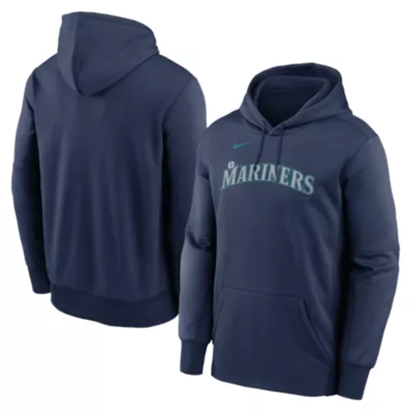 MLB Nike Seattle Mariners Primary Wordmark Therma Hoodie