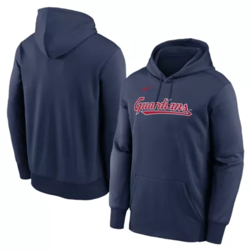 MLB Nike Cleveland Guardians Primary Wordmark Therma Hoodie