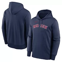 Boston Red Sox MLB Nike Primary Wordmark Therma Hoodie