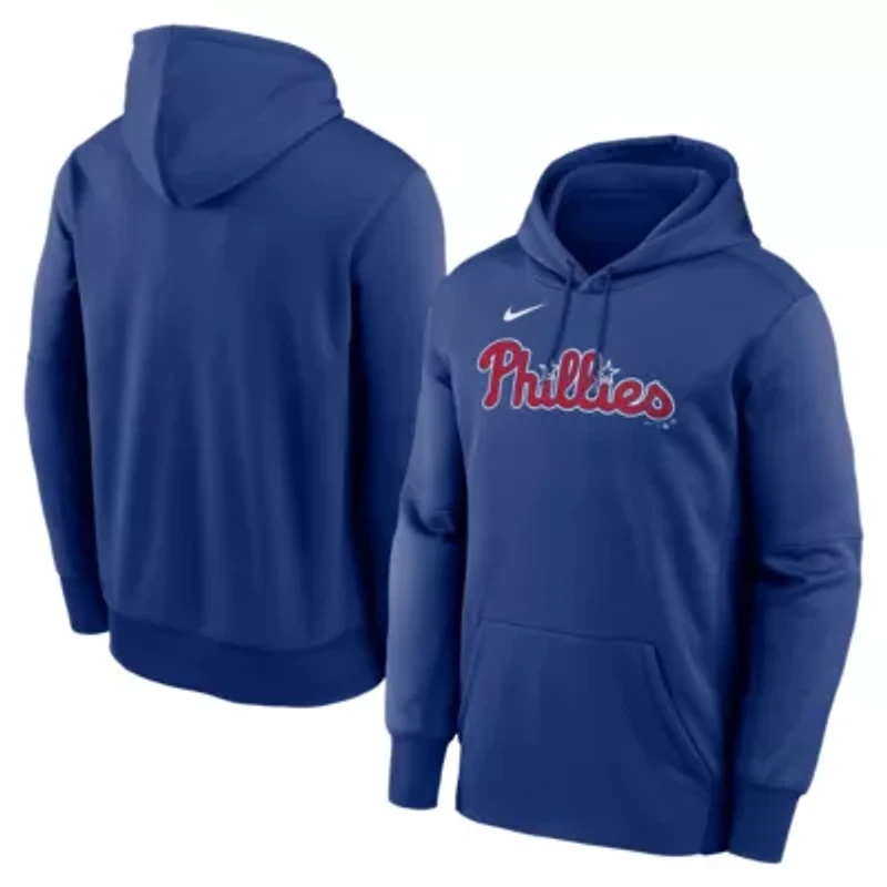 MLB Nike Philadelphia Phillies Primary Wordmark Therma Hoodie