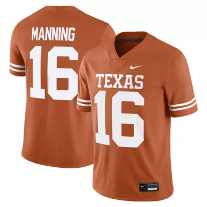 NCAA Nike Arch Manning Texas Longhorns Home Game Football Jersey