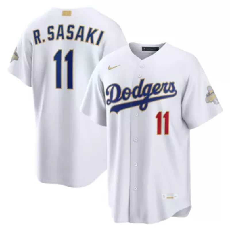 MLB Nike Roki Sasaki Los Angeles Dodgers 2026 Collection Stadium Jersey
