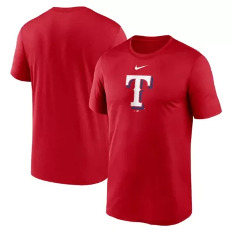 MLB Nike Texas Rangers Legend Fuse Large Logo Dri-FIT T-Shirt