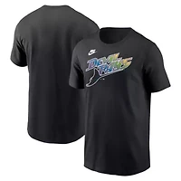 MLB Nike Tampa Bay Rays Cooperstown Collection Wordmark T-Shirt