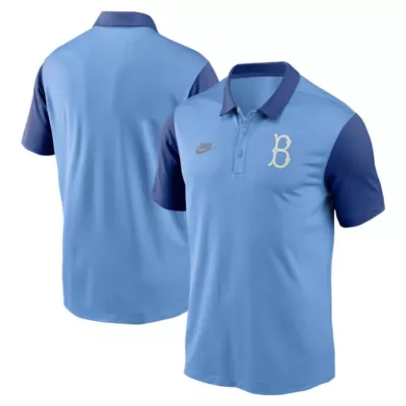 Cooperstown Teams Nike Light Brooklyn Dodgers Franchise Collection Polo