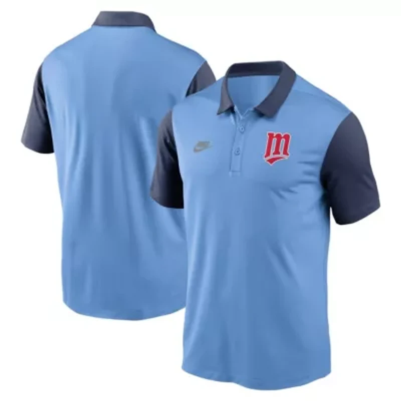 MLB Nike Light Minnesota Twins Franchise Cooperstown Collection Polo