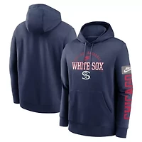 Chicago White Sox MLB Nike Cooperstown Collection Splitter Club Fleece Pullover Hoodie
