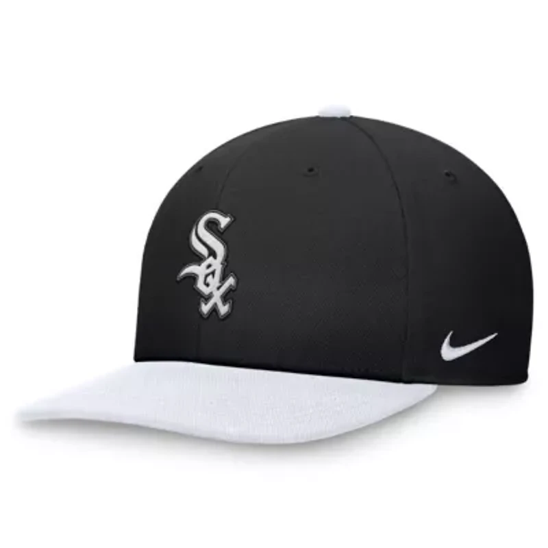 Chicago White Sox MLB Nike Black/White Chicago Sox Two-Tone Snapback Hat