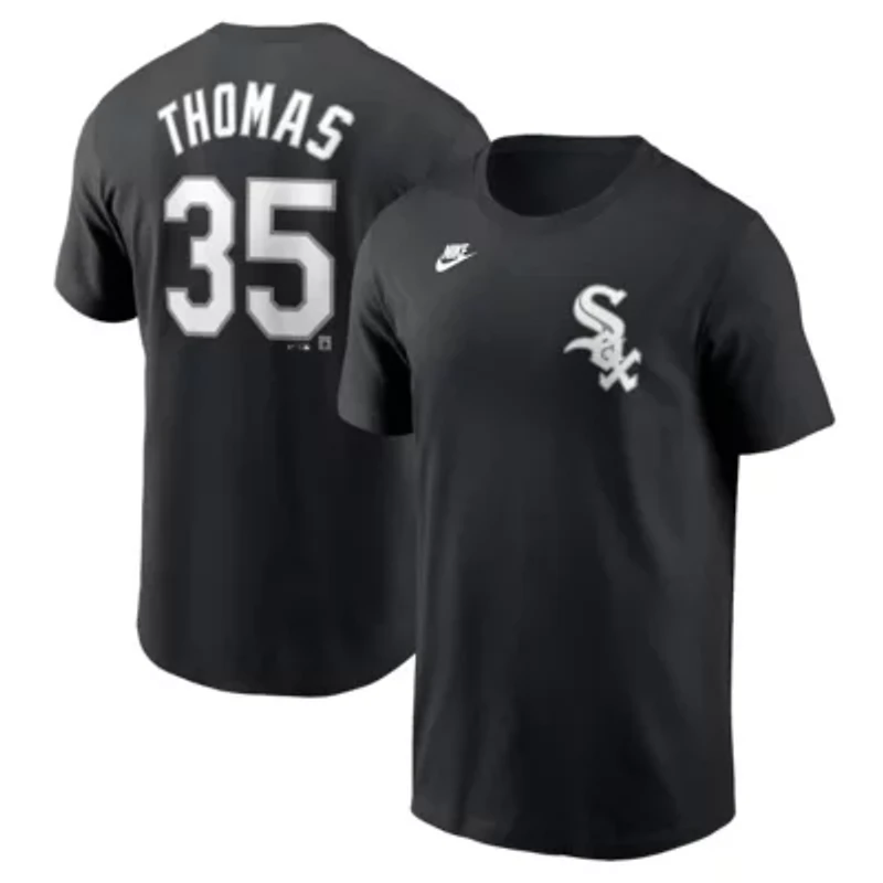 Chicago White Sox MLB Nike Frank Thomas Cooperstown Collection Fuse Name & Number T-Shirt