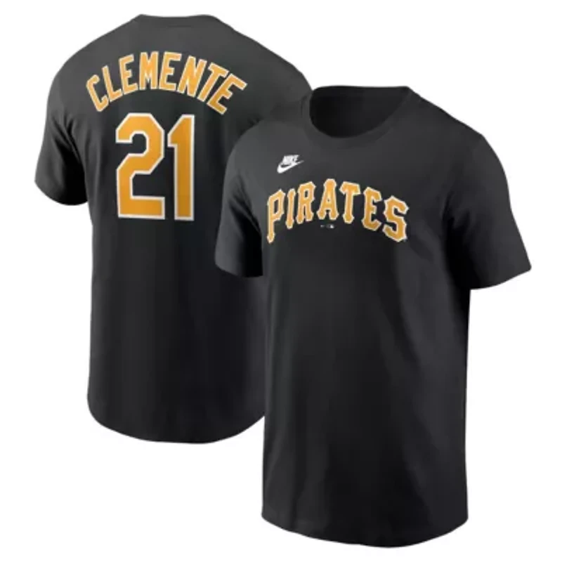 MLB Nike Roberto Clemente Pittsburgh Pirates Fuse Name & Number T-Shirt